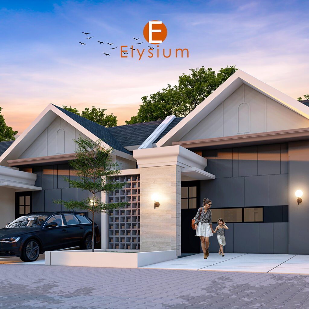 ELysium, perumahan cluster, cluster eksklusif, ruamh premium